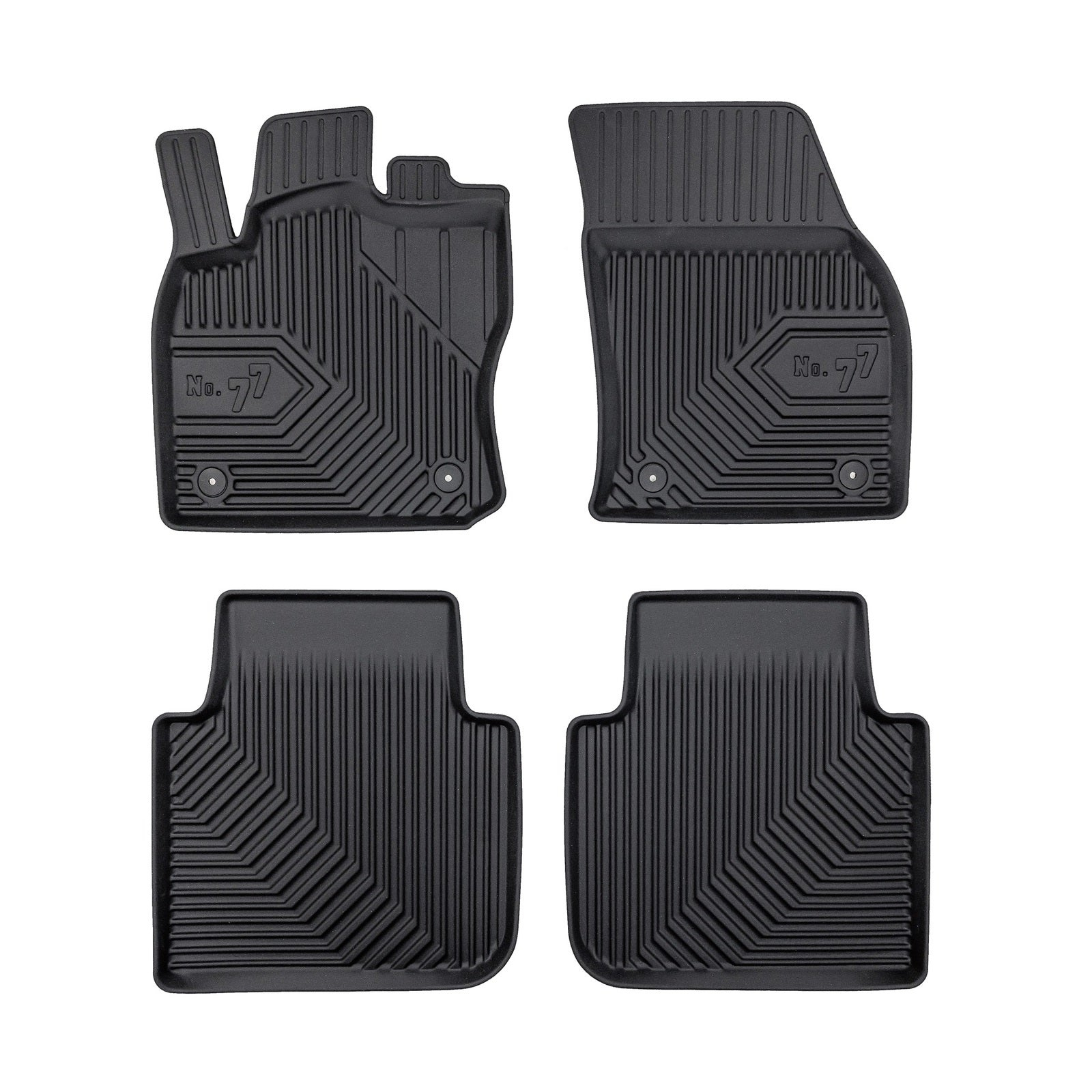 PACK 4 TAPETES BORRACHA NO.77 VOLKSWAGEN TIGUAN ALLSPACE 2017-2024