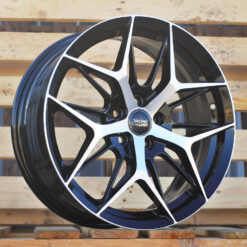 Jante RACIN FBX114 R17x7 ET40 5x108 - Black Polished