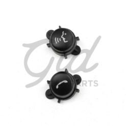 Alternative view of Conjunto de 2 Botões Pretos Esquerdos Volante Mini Clubman Coupe Roadster Countryman Paceman R55 R56 R57 R60