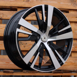 Jante PEUG YF0448 R18x7.5 ET49 5x108 - Black Polished