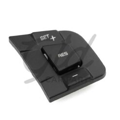 Conjunto de 2 Botões Pretos Direitos Volante Land Rover Discovery Jaguar XF XE F-PACE C-PACE