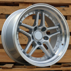 Jante BMW A5863 R17x9.5 ET25 5x120 - Silver+Polished Lip