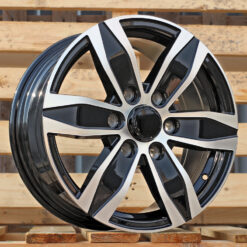 Jante MER YF6153 R16x7 ET50 6x130 - Black Polished