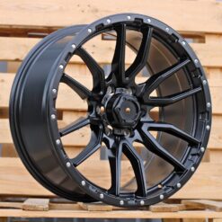 Jante 4X4 18x9 ET10 6x139.7 - Black Half Matt