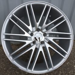 Jante RACIN R20x9.5 ET38 5x120 - Machined Silver