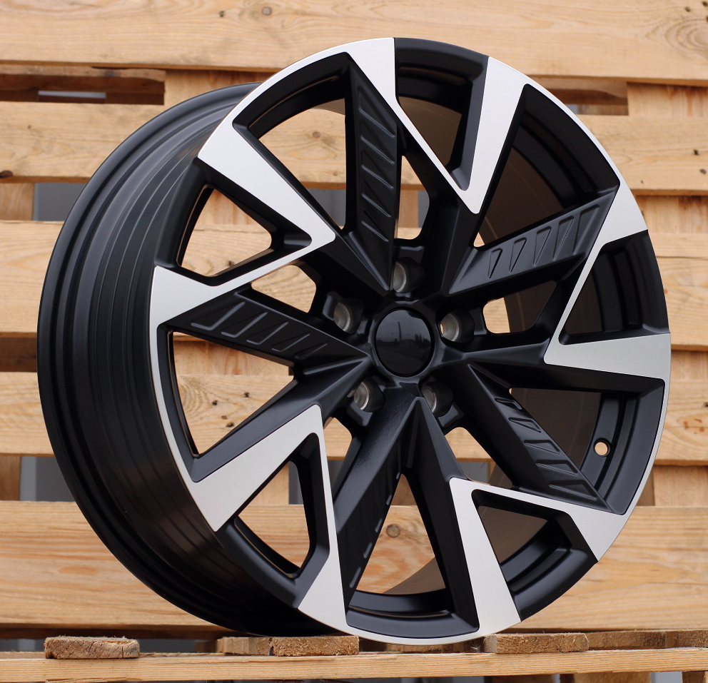 Jante CUPRA R19x8 ET40 5x112 - Black Polished Half Matt