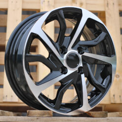 Jante Toyota R14x5.5 ET43 4x100 - Black Polished
