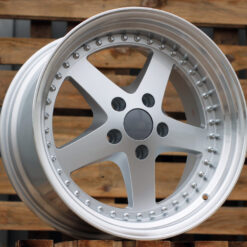 Jante BMW 18x9.5 ET35 5x120 - Silver+Polished Lip