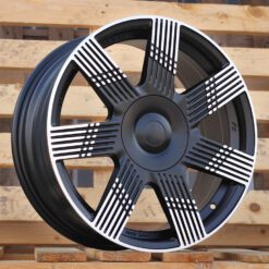 Jante FIAT R16x6.5 ET35 4x98 - Black Polished Half Matt