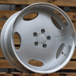 Jante MER B1563 R18x9.5 ET35 5x112 - Silver+Polished Lip