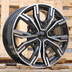 Jante RACIN 6408 R16x6.5 ET45 5x108 - Black Polished