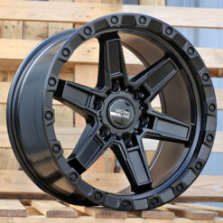 Jante 4X4 18x9 ET10 6x139.7 - Black Half Matt