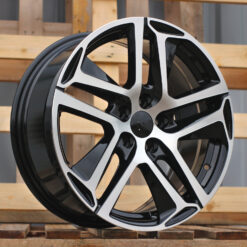 Jante Peugeot R17x7.5 ET44 5x108 - Black Polished