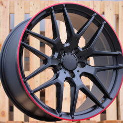 Jante Mercedes 21x10 ET35 5x130 - Black+Red Line