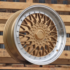 Jante RACIN BY479 R17x7.5 ET35 4x100|4x108 - Gold+Polished