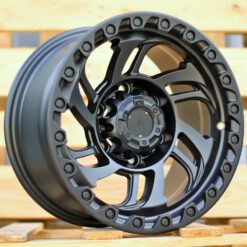 Jante 4X4 A6278 R15x8 ETnull 6x139.7 - Black Half Matt