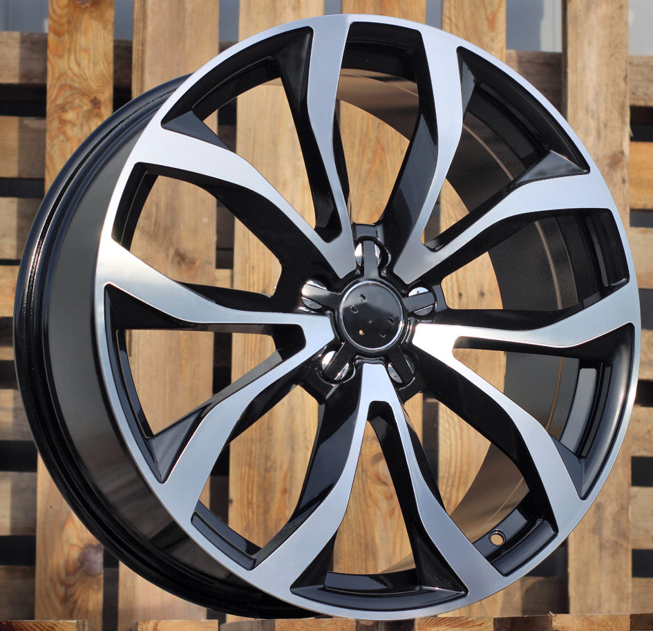 Jante AUD XF562 R17x7.5 ET45 5x112 - Black Polished+Powder Coating