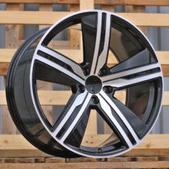 Jante Porsche R22x11 ET47 5x130 - Black Polished