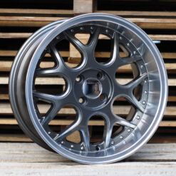 Jante SMART 17x8.5 ET20 3x112 - Gun Metal+Polished Lip