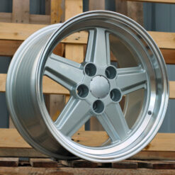 Jante MER FD5938 R17x9 ET24 5x112 - Silver+Polished Lip