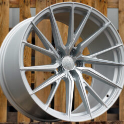 Jante HAXER HX06F R21x9.5 ET30 5x112 - F Polished Silver Half Matt