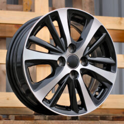 Jante Toyota R15x5.5 ET44 4x100 - Black Polished