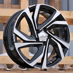 Jante RENAU B5762 R17x7 ET35 5x114.3 - Black Polished