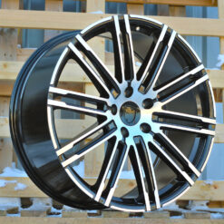 Jante Porsche R22x10 ET50 5x130 - Black Polished