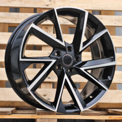 Jante SKODA FE181 R18x7.5 ET46 5x100 - Black Polished
