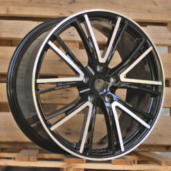 Jante Porsche R21x9.5 ET61 5x130 - Black Polished