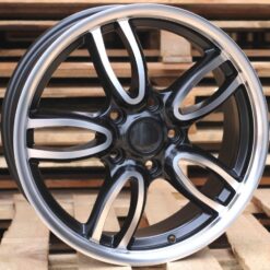 Jante RACIN R17x7 ET50 5x120 - Black Polished Half Matt