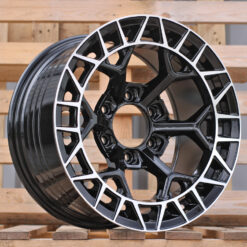 Jante 4X4 FBX229 R17x9 ETnull 6x139.7 - Black Polished