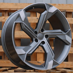 Jante Audi R22x9.5 ET36 5x112 - Grey Polished Half Matt