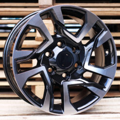 Jante 4X4 R17x7.5 ET25 6x139.7 - Black Polished