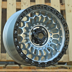 Jante 4X4 FBX357 R17x8.5 ETM12 5x127 - Machined Silver+Black