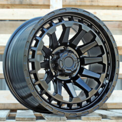 Jante 4X4 FBX464 R17x9 ET10 5x127 - Black Half Matt