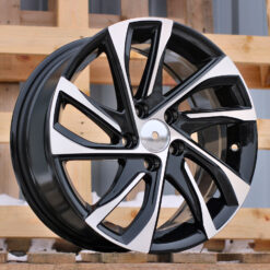 Jante RACIN R15x6.5 ET40 5x100 - Black Polished