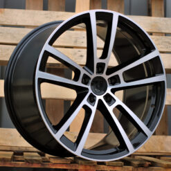 Jante Porsche R22x10 ET48 5x130 - F Black Polished