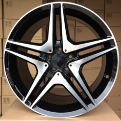 Jante Mercedes R19x9.5 ET35 5x112 - Black Polished+Powder Coating