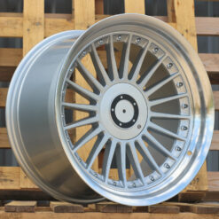 Jante BMW B1803 R18x8.5 ET15 5x120 - Silver+Polished Lip