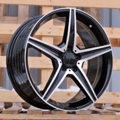 Jante MER B5052 R19x8 ET43 5x112 - Black Polished