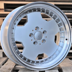 Jante Mercedes R17x8 ET25 5x112 - Silver+Polished Lip