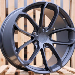 Jante Porsche R22x11.5 ET61 5x130 - Gun Metal Half Matt
