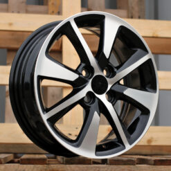 Jante TOYOT 55504 R15x5.5 ET45 4x100 - Black Polished