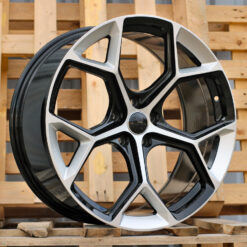 Jante AUD I5598 R20x9 ET26 5x112 - Silver Shining+Black