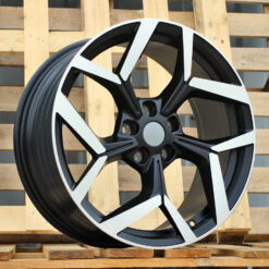 Jante FORD YF5729 R18x8 ET47.5 5x108 - Black Polished Half Matt