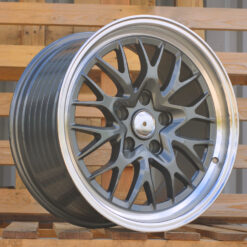 Jante RACIN A1408 R18x9 ET30 5x120 - Gun Metal+Polished Lip